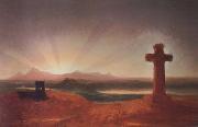 Thomas Cole Unfinished Landscape (The Cross at Sunset) (mk13) oil painting picture wholesale